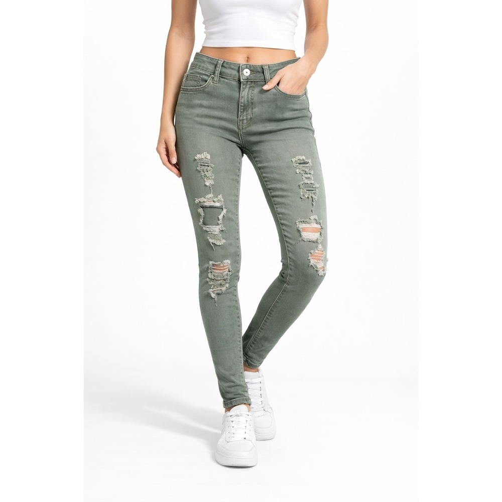 American Eagle Jegging Twill X Green Jeans Women's size 4 Regular